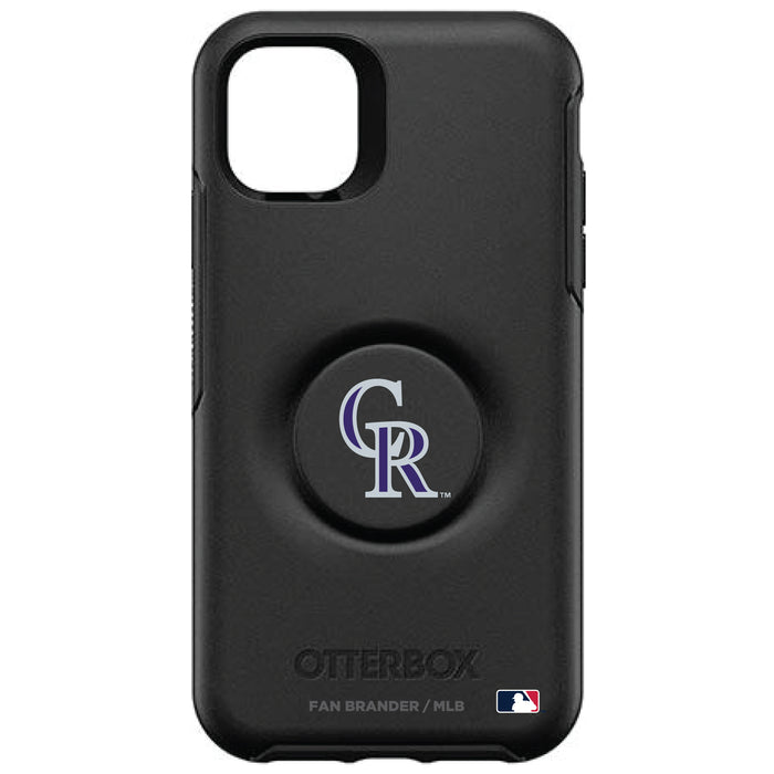 OtterBox Otter + Pop symmetry Phone case with Colorado Rockies Primary Logo