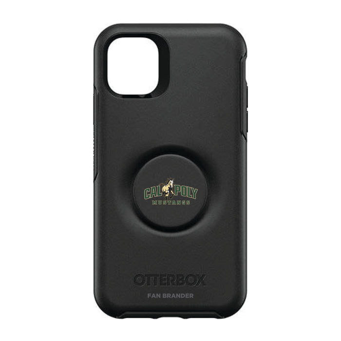 OtterBox Otter + Pop symmetry Phone case with Cal Poly Mustangs Primary Logo