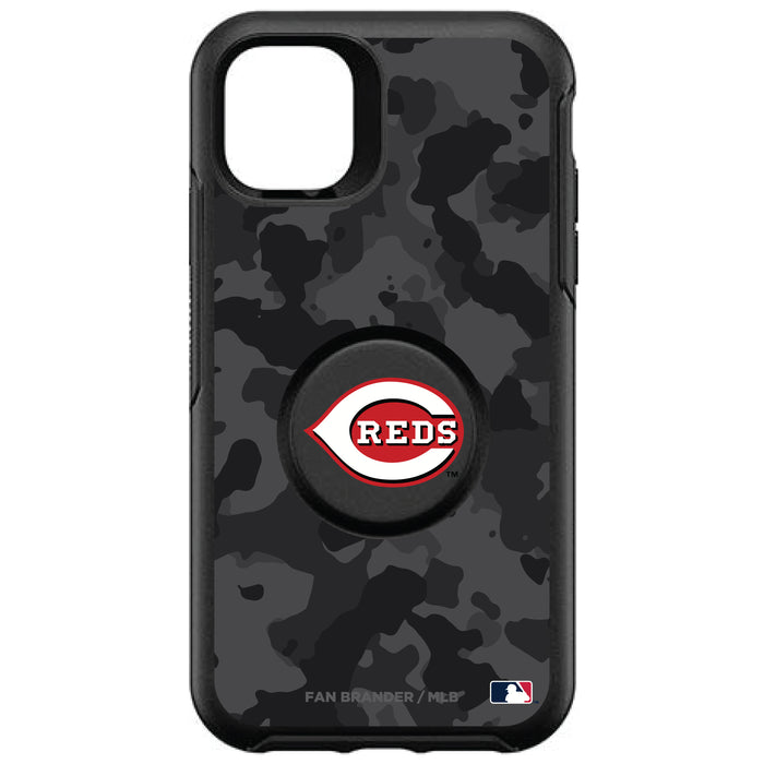 OtterBox Otter + Pop symmetry Phone case with Cincinnati Reds Urban Camo background