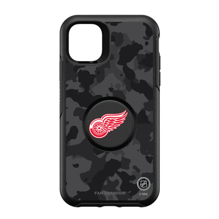 OtterBox Otter + Pop symmetry Phone case with Detroit Red Wings Urban Camo design