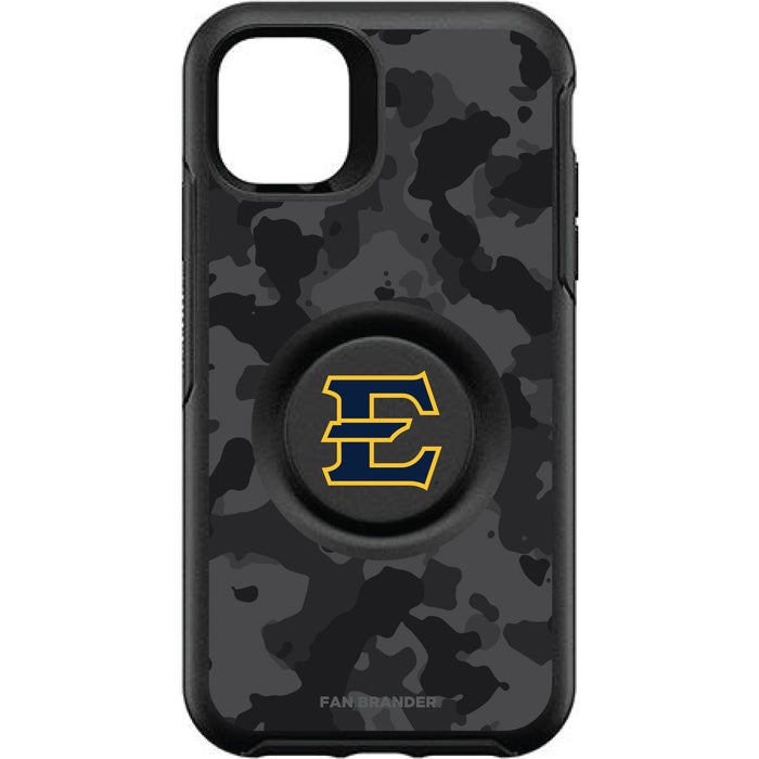OtterBox Otter + Pop symmetry Phone case with Eastern Tennessee State Buccaneers Urban Camo background