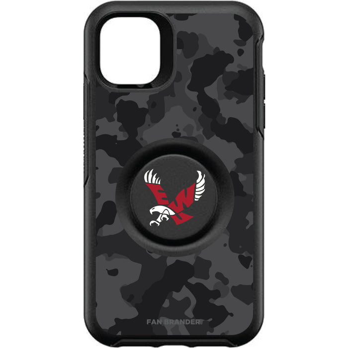 OtterBox Otter + Pop symmetry Phone case with Eastern Washington Eagles Urban Camo background