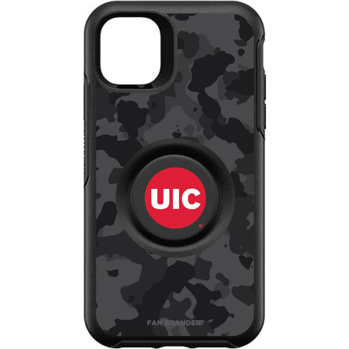 OtterBox Otter + Pop symmetry Phone case with Illinois @ Chicago Flames Urban Camo background