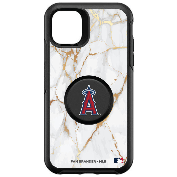 OtterBox Otter + Pop symmetry Phone case with Los Angeles Angels White Marble design