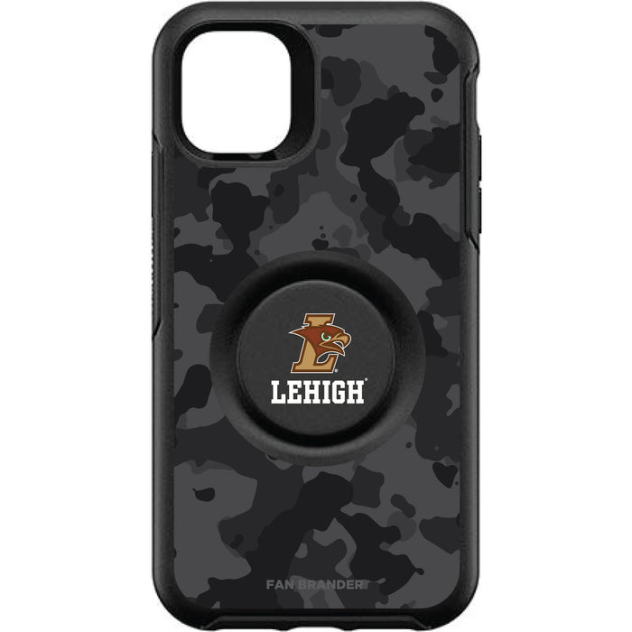 OtterBox Otter + Pop symmetry Phone case with Lehigh Mountain Hawks Urban Camo background
