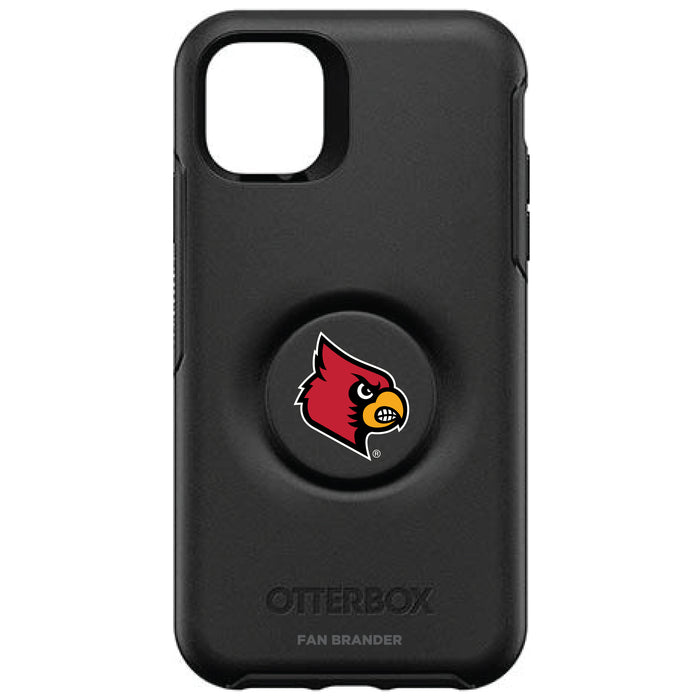 OtterBox Otter + Pop symmetry Phone case with Louisville Cardinals Primary Logo