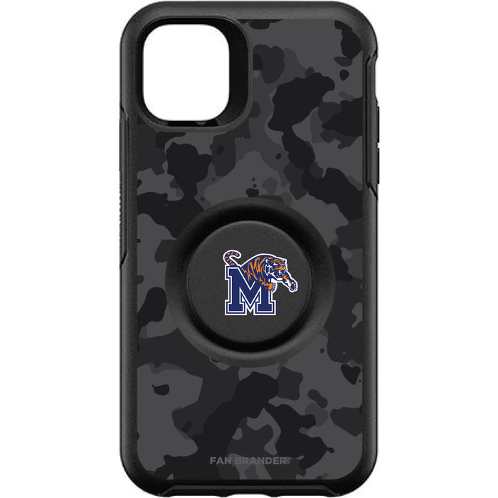 OtterBox Otter + Pop symmetry Phone case with Memphis Tigers Urban Camo background