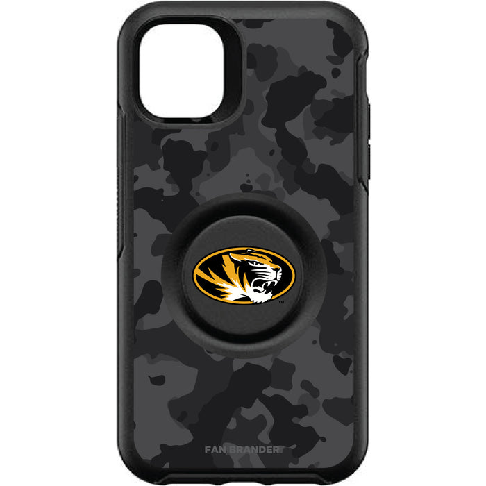 OtterBox Otter + Pop symmetry Phone case with Missouri Tigers Urban Camo background