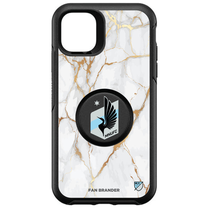 OtterBox Otter + Pop symmetry Phone case with Minnesota United FC White Marble design