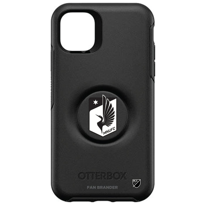 OtterBox Otter + Pop symmetry Phone case with Minnesota United FC Urban Primary Logo in Black and White