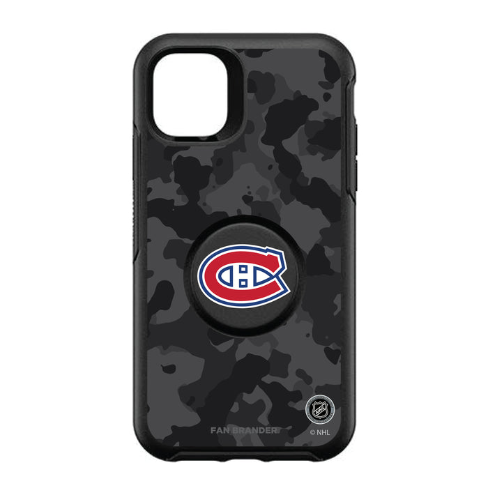 OtterBox Otter + Pop symmetry Phone case with Montreal Canadiens Urban Camo design