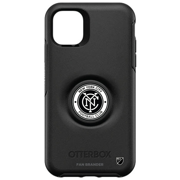 OtterBox Otter + Pop symmetry Phone case with New York City FC Urban Primary Logo in Black and White