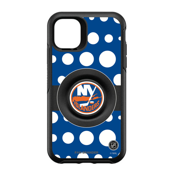 OtterBox Otter + Pop symmetry Phone case with New York Islanders Polka Dots design