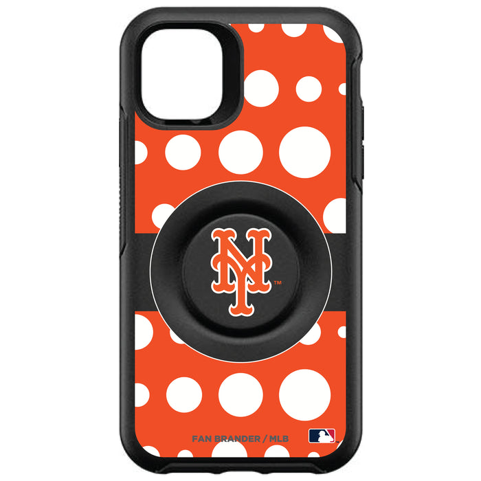 OtterBox Otter + Pop symmetry Phone case with New York Mets Polka Dots design
