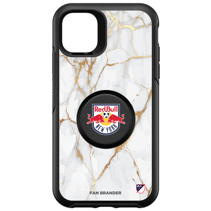 OtterBox Otter + Pop symmetry Phone case with New York Red Bulls White Marble design