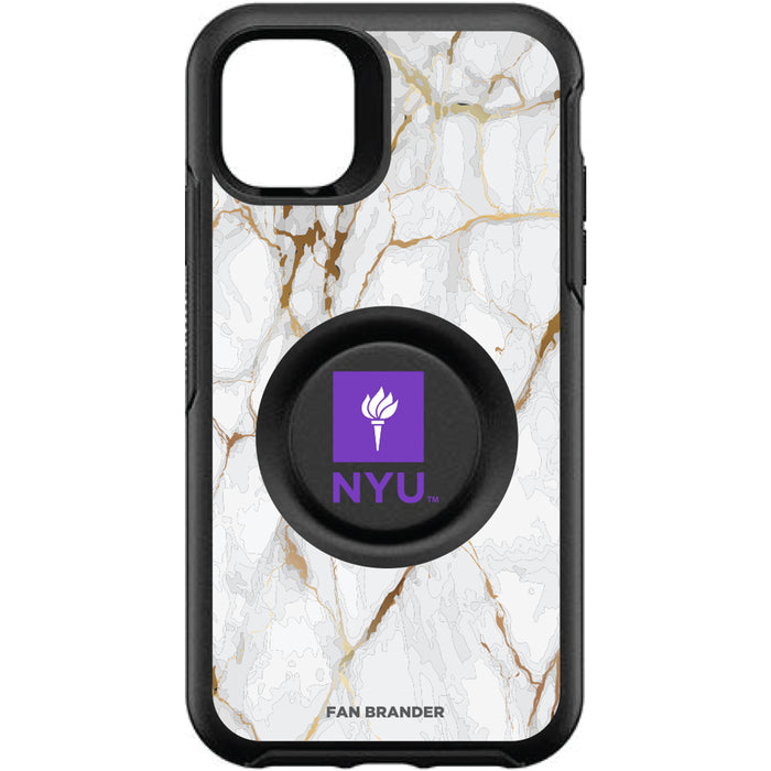 OtterBox Otter + Pop symmetry Phone case with NYU White Marble Background