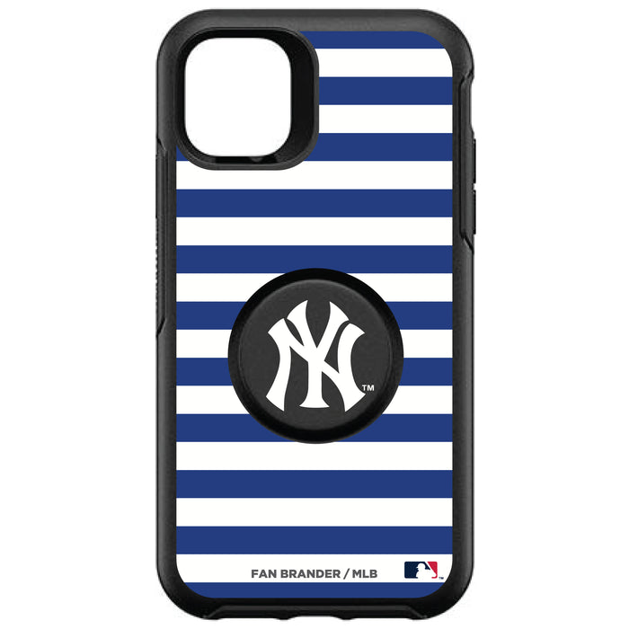 OtterBox Otter + Pop symmetry Phone case with New York Yankees Primary Logo and Striped Design