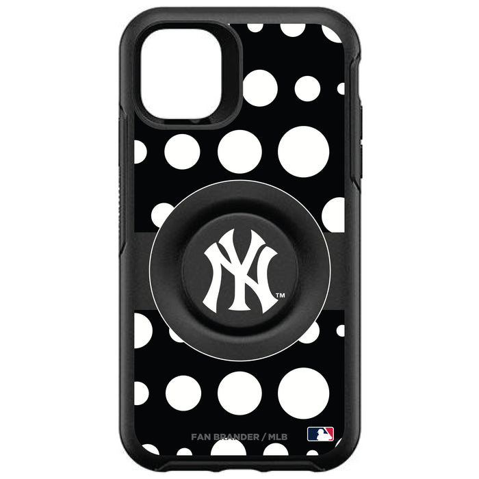 OtterBox Otter + Pop symmetry Phone case with New York Yankees Polka Dots design