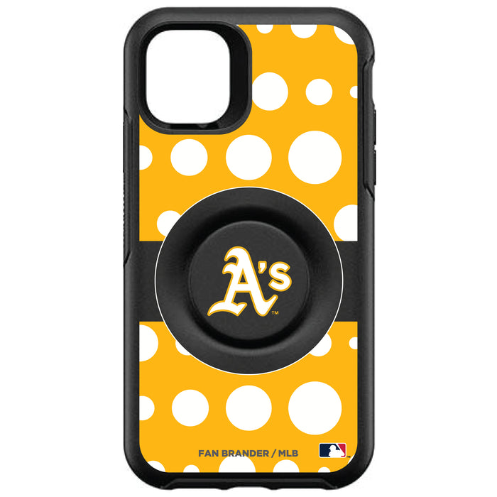 OtterBox Otter + Pop symmetry Phone case with Oakland Athletics Polka Dots design