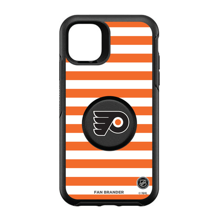 OtterBox Otter + Pop symmetry Phone case with Philadelphia Flyers Stripes Design
