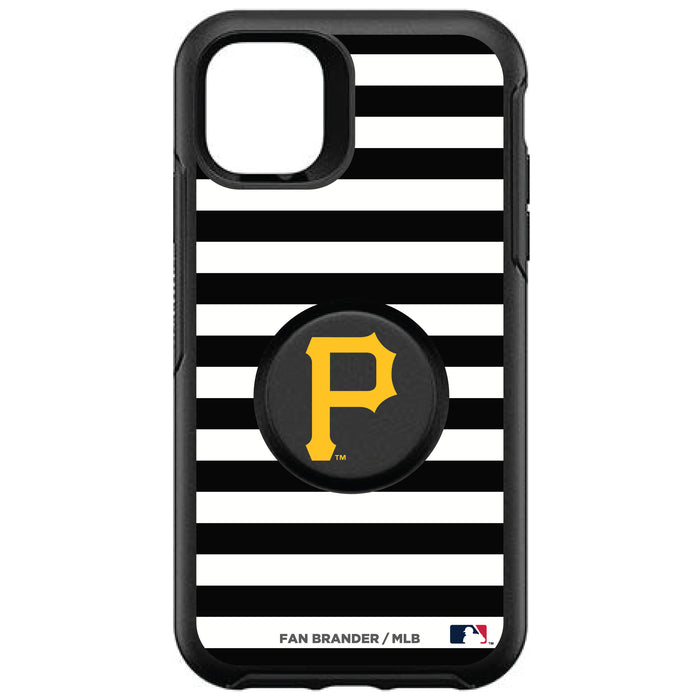 OtterBox Otter + Pop symmetry Phone case with Pittsburgh Pirates Primary Logo and Striped Design