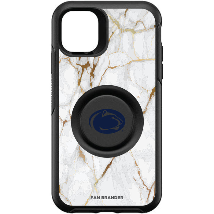 OtterBox Otter + Pop symmetry Phone case with Penn State Nittany Lions White Marble Background