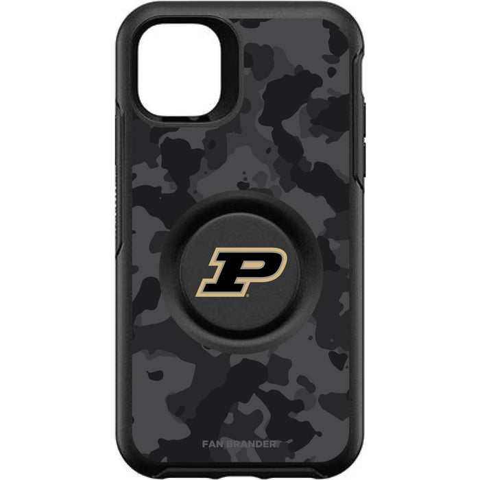 OtterBox Otter + Pop symmetry Phone case with Purdue Boilermakers Urban Camo background