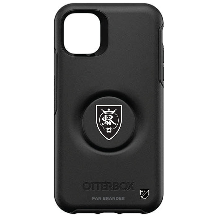 OtterBox Otter + Pop symmetry Phone case with Real Salt Lake Urban Primary Logo in Black and White