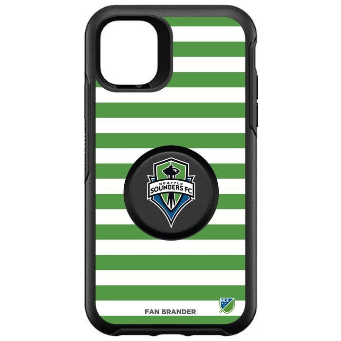 OtterBox Otter + Pop symmetry Phone case with Seatle Sounders Primary Logo with Stripes