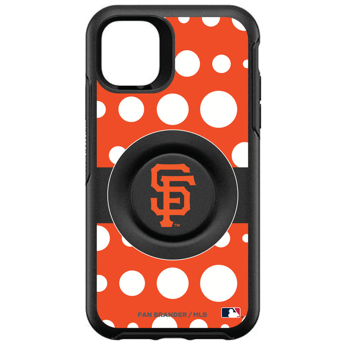 OtterBox Otter + Pop symmetry Phone case with San Francisco Giants Polka Dots design