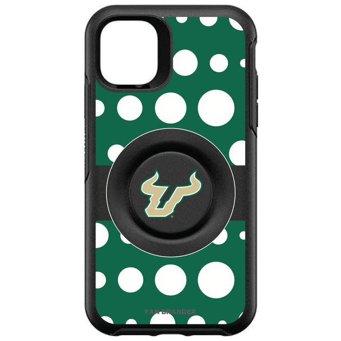 OtterBox Otter + Pop symmetry Phone case with South Florida Bulls Polka Dots design