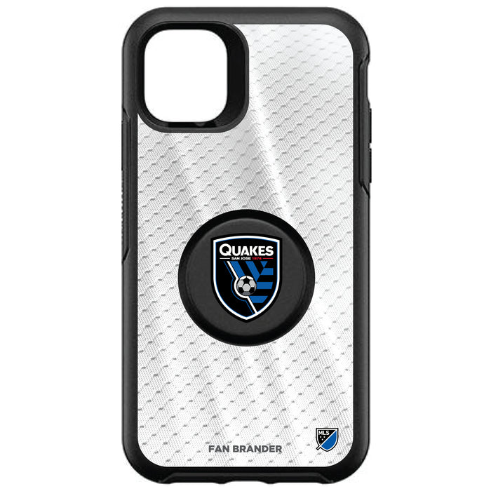 OtterBox Otter + Pop symmetry Phone case with San Jose Earthquakes Primary Logo with Jersey design