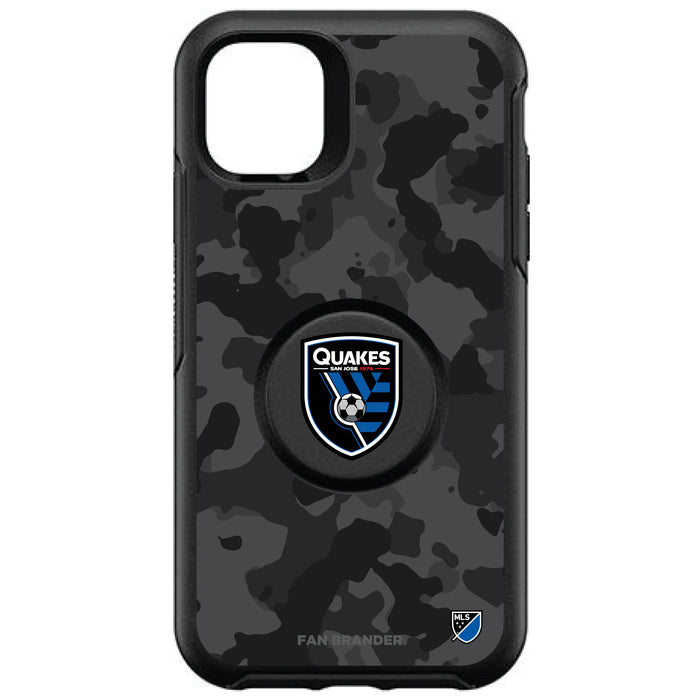 OtterBox Otter + Pop symmetry Phone case with San Jose Earthquakes Urban Camo design