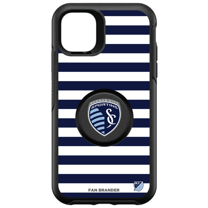 OtterBox Otter + Pop symmetry Phone case with Sporting Kansas City Primary Logo with Stripes