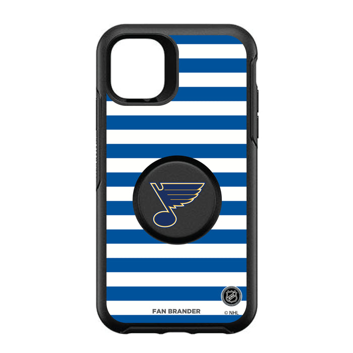 OtterBox Otter + Pop symmetry Phone case with St. Louis Blues Stripes Design