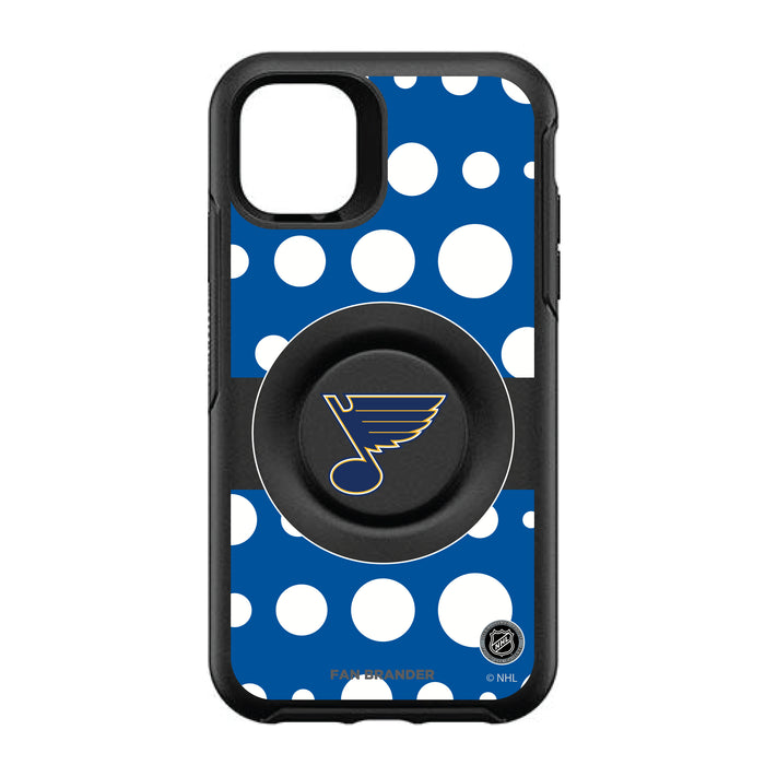 OtterBox Otter + Pop symmetry Phone case with St. Louis Blues Polka Dots design
