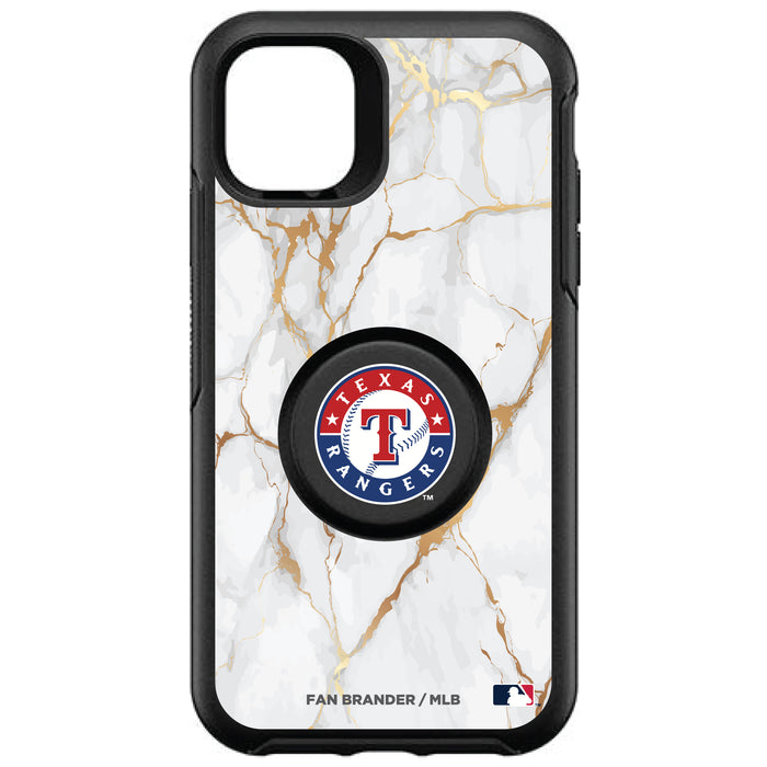 OtterBox Otter + Pop symmetry Phone case with Texas Rangers White Marble design