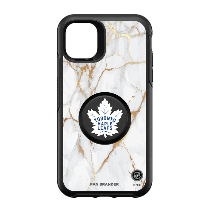 OtterBox Otter + Pop symmetry Phone case with Toronto Maple Leafs White Marble design