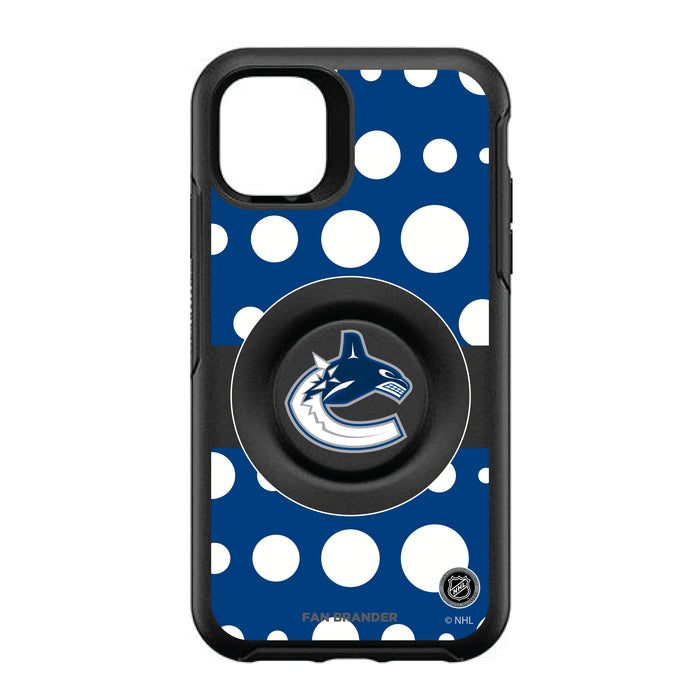 OtterBox Otter + Pop symmetry Phone case with Vancouver Canucks Polka Dots design