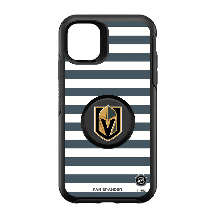 OtterBox Otter + Pop symmetry Phone case with Vegas Golden Knights Stripes Design