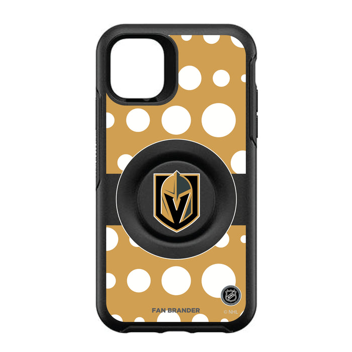 OtterBox Otter + Pop symmetry Phone case with Vegas Golden Knights Polka Dots design