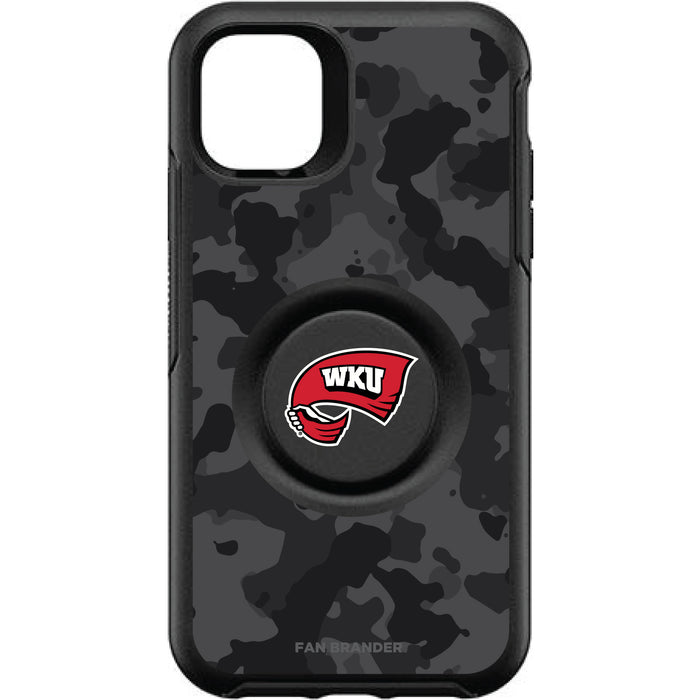 OtterBox Otter + Pop symmetry Phone case with Western Kentucky Hilltoppers Urban Camo background