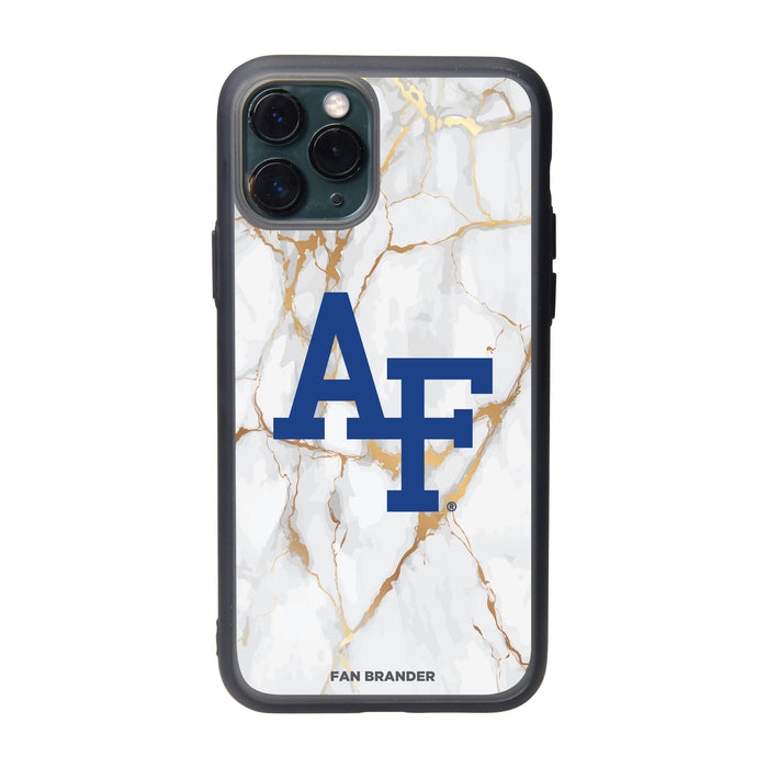 Fan Brander Slate series Phone case with Airforce Falcons White Marble Design