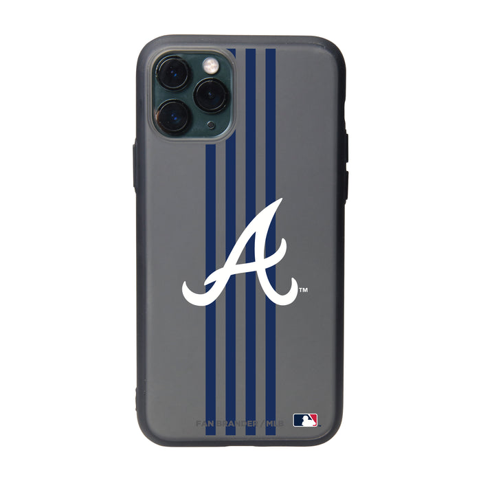 Fan Brander Slate series Phone case with Atlanta Braves Primary Logo with Vertical Stripe
