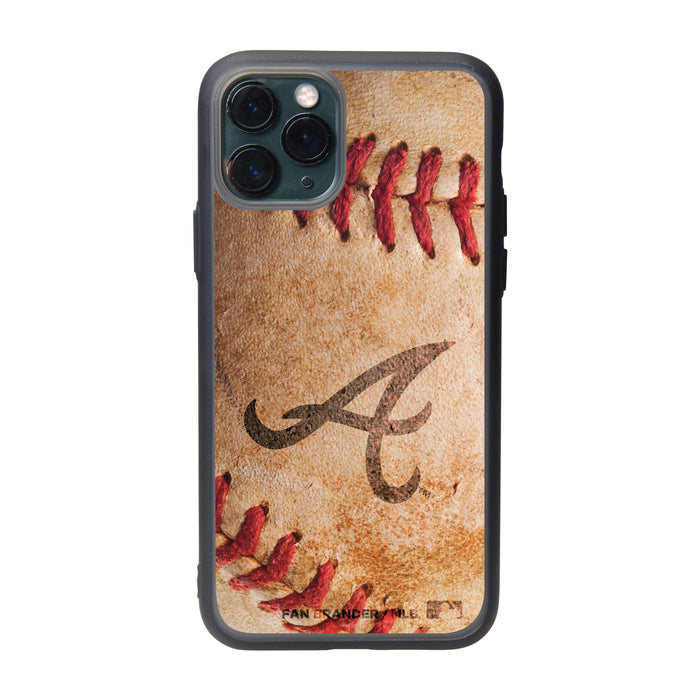 Fan Brander Slate series Phone case with Atlanta Braves Primary Logo and Baseball Design