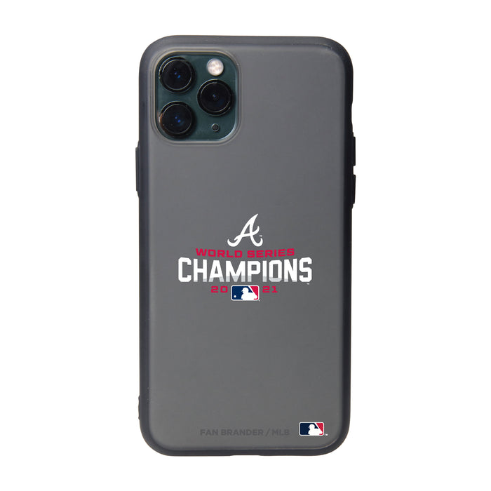 Fan Brander Slate series Phone case with Atlanta Braves 2021 World Series Champion design