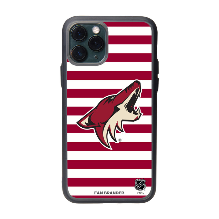 Fan Brander Slate series Phone case with Arizona Coyotes Stripes