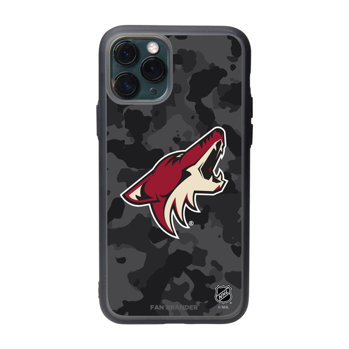 Fan Brander Slate series Phone case with Arizona Coyotes Urban Camo Design