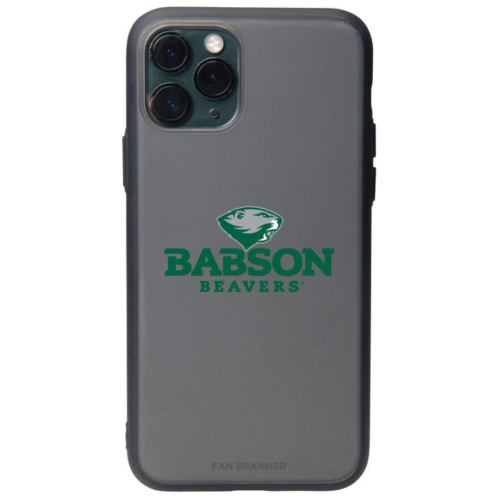 Fan Brander Slate series Phone case with Babson University Primary Logo