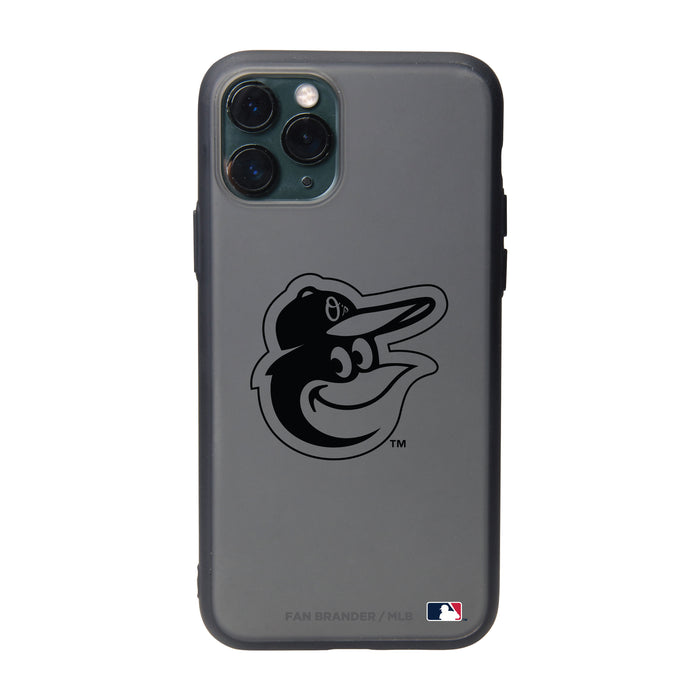 Fan Brander Slate series Phone case with Baltimore Orioles Primary Logo in Black